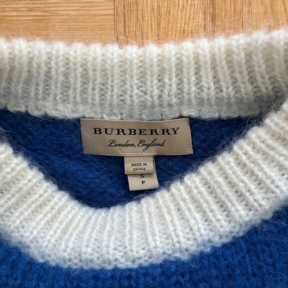 Burberry Osbourne striped mohair sweater Size Small - Picture 3 of 7